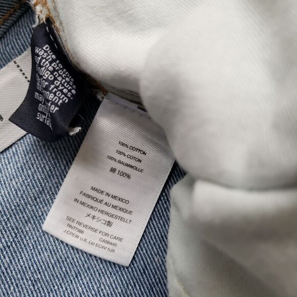 Madewell The Perfect Jean Short Womens 26 Denim High Rise Cut off Raw Frayed Hem - Picture 4 of 7